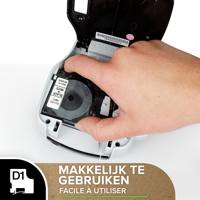 Labeltape dymo labelmanager d1 12mmx7m zwart - thumbnail