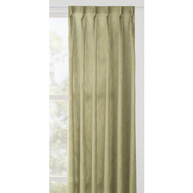 Vitrage Lucas transparant - groen