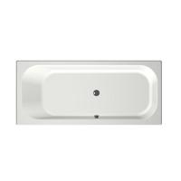 Xenz Aruba Ligbad - 170x75x48 - afvoer Midden - acryl - wit mat 6801-03 - thumbnail