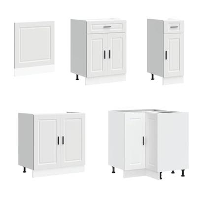 11-delige Keukenkastenset Porto bewerkt hout wit