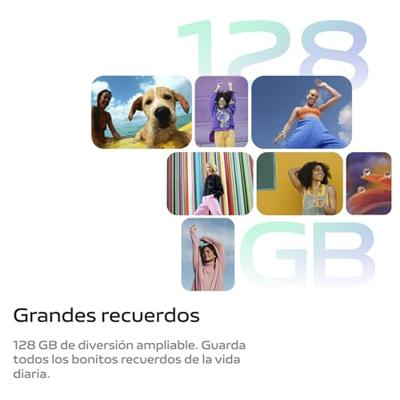 VIVO Y17s Smartphone, 4 GB RAM + 128 GB ROM, drievoudige camera met 50 MP, 5000 mAh-accu, 16,56 cm (6,56 inch) HD+-display, hoge helderheid, IP54, slanke behuizing 2,5D, Android 13