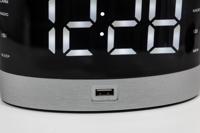 Soundmaster UR580SW wekkerradio voor slechthorenden en diepe slapers, draadloos trilkussen, gangreserve, dimbaar display, FM-radio USB - thumbnail