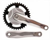 Falkx silber crankstel 38t zilver - thumbnail