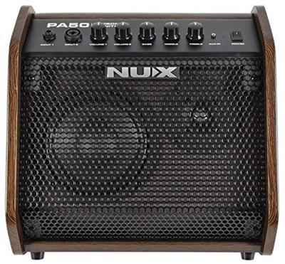 NUX PA-50 personal monitor en instrumentversterker 50 watt - 2 kanalen NUX PA-50 personal monitor en instrumentversterker 50 watt - 2 kanalen