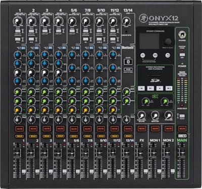 Mackie Onyx12 12-kanaals mengpaneel met USB-interface