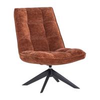 WOOOD Jouke fauteuil chenille Roestbruin - thumbnail