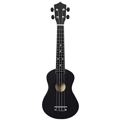 VidaXL Ukuleleset met tas voor kinderen sopraan 23&apos;&apos; zwart - thumbnail