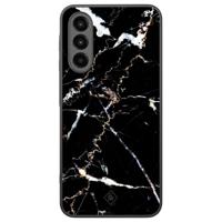 Samsung Galaxy A26 hoesje - Marmer zwart - thumbnail