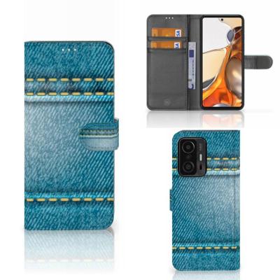 Xiaomi 11T | 11T Pro | Wallet Case | met Pasjes | Jeans Xiaomi 11T | 11T Pro | Wallet Case | met Pasjes | Jeans