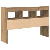 Dressoir 105x30x70 cm bewerkt hout artisanaal eikenkleurig - thumbnail