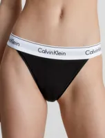 Calvin Klein High Leg Tanga slip dames - Hoog opgesneden dames slip - Rio onderbroek katoen - thumbnail