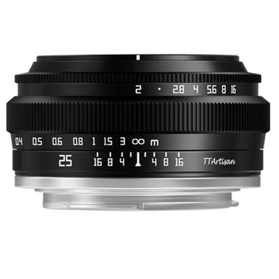 TTArtisan APS-C 25mm F/2 Fuji X-mount Black