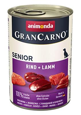 ANIMONDA GranCarno Senior Beef with lamb - nat hondenvoer - 400g