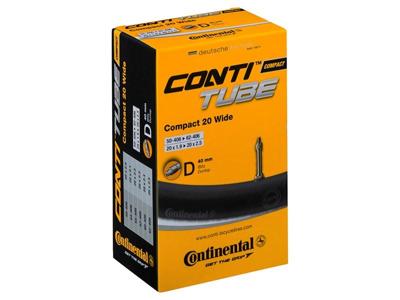 Continental schlauch "compact 20 wide" conti tube compact 20" 50/62-406 d40 wid