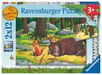Ravensburger puzzel The gruffalo 2x12 stukjes - thumbnail