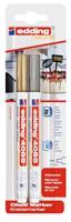 Edding 4085 Krijtmarker Goud, Zilver 1 mm, 2 mm - thumbnail