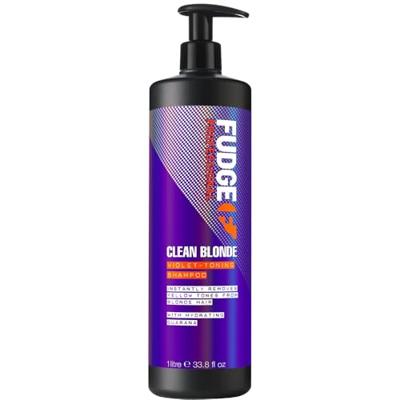 Fudge Care Clean Blonde Violet-Toning Shampoo 1000ml