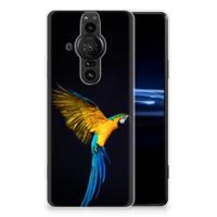 Sony Xperia Pro-I | TPU Hoesje | Papegaai - thumbnail