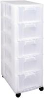 Really Useful Box ladenblok 5 x 12 l, transparant - thumbnail