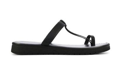 Ilse Jacobsen Dames Slippers in Imitatie leer (Zwart)