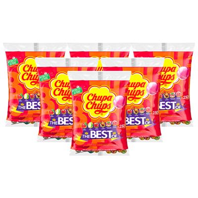 Chupa Chups - Lolly's The Best Of (Navulzak) - 6x 250 stuks