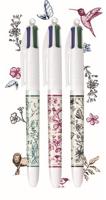 Bic Colours Décor Limited Edition 4-kleurenbalpen, medium, klassieke inktkleuren, diverse motieven - thumbnail