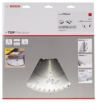 Bosch Accessoires Cirkelzaagblad Top Precision Best for Wood 300 x 30 x 3,2 mm, 48 1st - 2608642114
