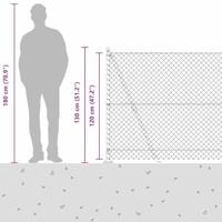 VidaXL Afrasteringspaal groen 10 x 1,2 m (40 x 40 mm gaas) - thumbnail