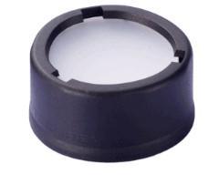 NiteCore NITNFD25 Diffusor EC1, EC2, EA1, EA2, MT2C, P12, SRT3, SRT5 en zaklampen met een Ø 25 mm