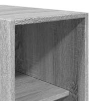 Kledingkast 30x50x200 cm bewerkt hout grijs sonoma eikenkleur - thumbnail