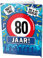 Paperdreams window signs - 80 jaar - thumbnail