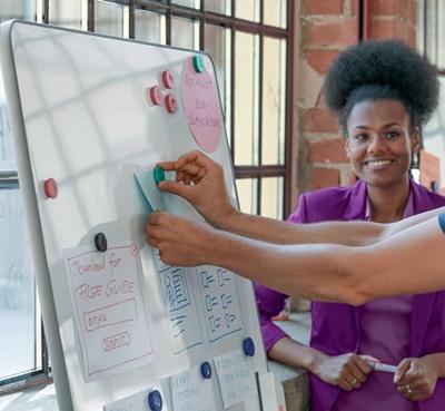 Nobo magneten, 20 mm, rood, blister van 8 stuks