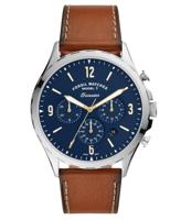 Fossil chronograaf Forrester Herenhorlogemet bruine leren band, 46 mm - thumbnail