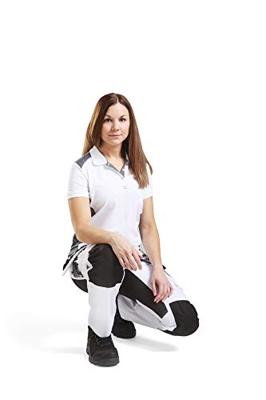 Blåkläder Dames Schildersbroek met stretch 79101000 | Wit/Zwart | Maat 46 - 7330509625385 Blåkläder Dames Schildersbroek met stretch 79101000 | Wit/Zwart | Maat 46 - 7330509625385
