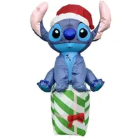 Opblaasfiguur polyester Stitch cadeautje 120 cm Disney - Disney - thumbnail
