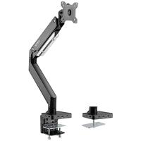 SpeaKa Professional SP-MM-810 1-voudig Monitor-tafelbeugel 43,2 cm (17) - 88,9 cm (35) Geïntegreerd dockingstation, Gasdruktechniek, Kantelbaar, Zwenkbaar - thumbnail