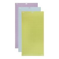 Cricut Explore/Maker LightGrip/StandardGrip/StrongGrip (30.5 x 61 cm) 3-Pack Snijmat Snijbreedte 30.5 cm Lila, Blauw, Geel - thumbnail