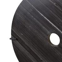 LOFT42 Circle Ornament op voet - Zwart Marmer Ø30cm - thumbnail