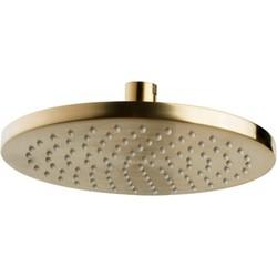 Saqu Universal hoofddouche Ø 20cm geborsteld messing