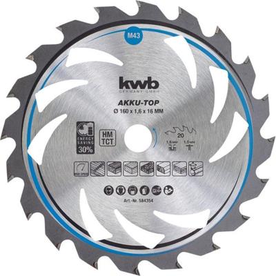 Cirkelzaagblad hm 160x16 43m KWB - Kwb Cirkelzaagblad hm 160x16 43m KWB - Kwb