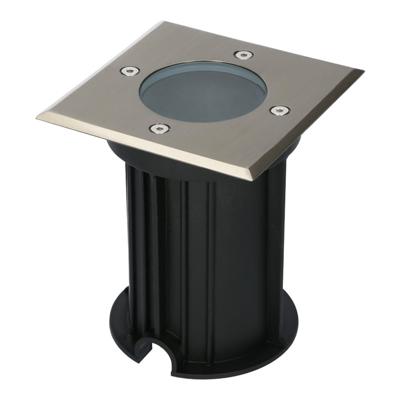 Ramsay LED Grondspot Vierkant - Dimbaar - GU10 - Excl. Lichtbron - Tuinspot - RVS - IP67 - Overrijdbaar voor de Oprit, Tuin en Terras