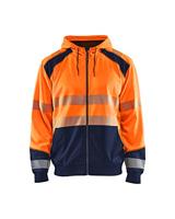 Blåkläder Hooded Sweatshirt High-Vis 35462528 | High-Vis Oranje/Marineblauw | Maat 4XL - 7330509623251 - thumbnail