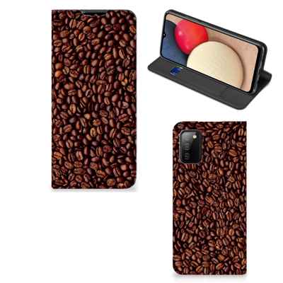 Samsung Galaxy M02s | A02s | Flip Style Cover | Koffiebonen