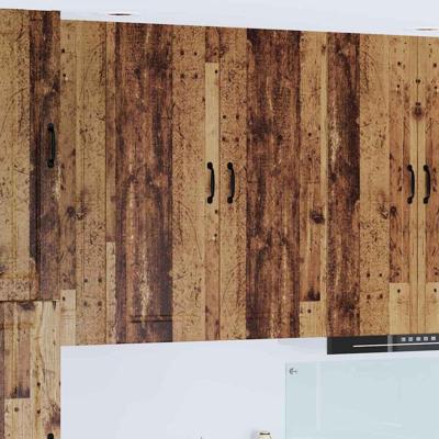 Keukenkast met plank Oudhout 40 x 31 x 100 cm Bewerkt hout