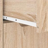 Nachtkastje VISNES 45x40x50 cm spaanplaat sonoma eikenkleurig - thumbnail