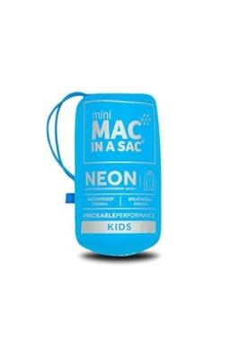 Mac in a sac Jack Mac Kids Regenjas Kinderen Neon Blue 8/10 yrs
