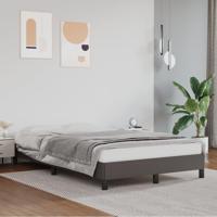 Bedframe zonder matras 120x190 cm kunstleer grijs - thumbnail