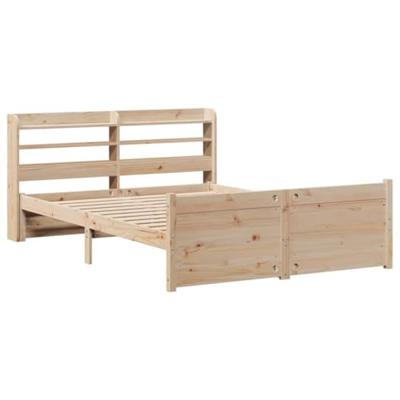 Bedframe met hoofdbord massief grenenhout 160x200 cm Bedframe met hoofdbord massief grenenhout 160x200 cm