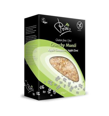 Rosies Crunchy muesli appel cinnamon (325 gr)