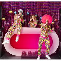 Boland Pruik sugar neon roze - thumbnail